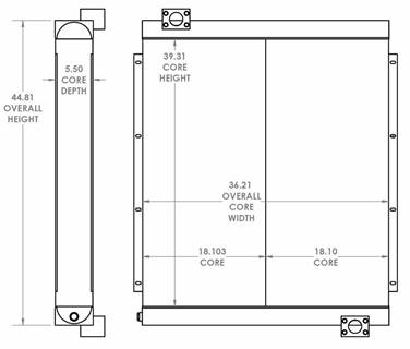 Caterpillar Engine Oil Cooler
