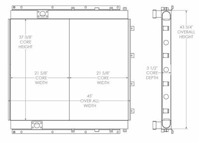 Caterpillar Engine Oil Cooler