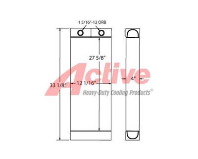 Caterpillar 574 Engine Oil Cooler for a Caterpillar 574 Forwarder