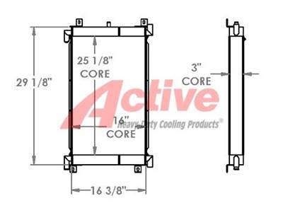 Caterpillar 928H Engine Oil Cooler