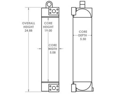 Caterpillar 951C Engine Oil Cooler