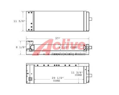 Caterpillar 953C Engine Oil Cooler