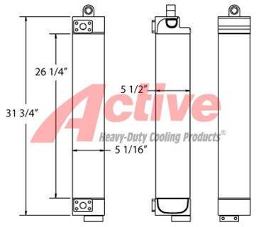 Caterpillar 955L Engine Oil Cooler
