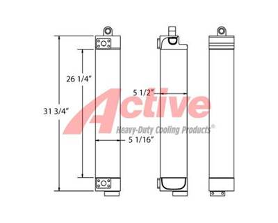 Caterpillar 955L Engine Oil Cooler