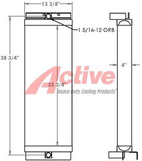 Caterpillar 963 Engine Oil Cooler
