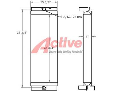 Caterpillar 963 Engine Oil Cooler