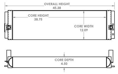 Caterpillar 973 Engine Oil Cooler
