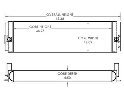 Caterpillar 973 Engine Oil Cooler