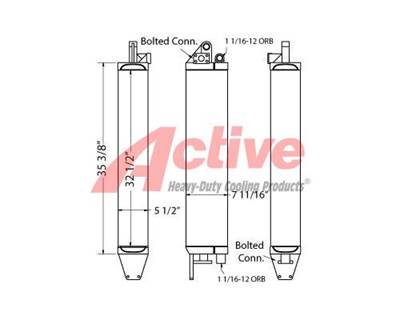 Caterpillar 977 Engine Oil Cooler