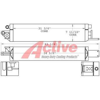 Caterpillar 977L Engine Oil Cooler