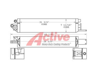 Caterpillar 977L Engine Oil Cooler