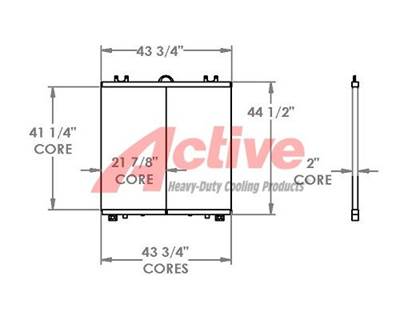 Caterpillar 988B Engine Oil Cooler