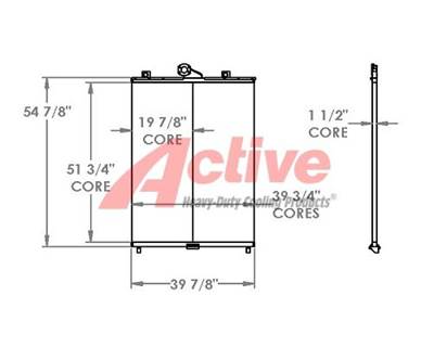 Caterpillar 992B Engine Oil Cooler