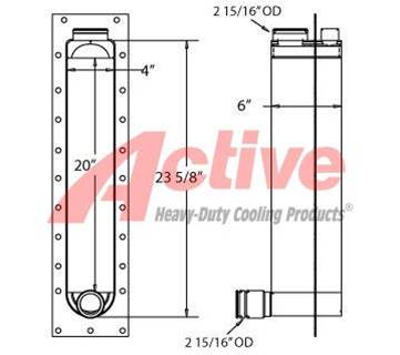 Caterpillar Crawler Engine Oil Cooler