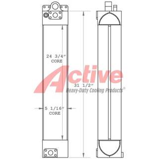 Caterpillar D6D Engine Oil Cooler
