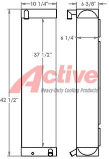 Caterpillar D6K Engine Oil Cooler
