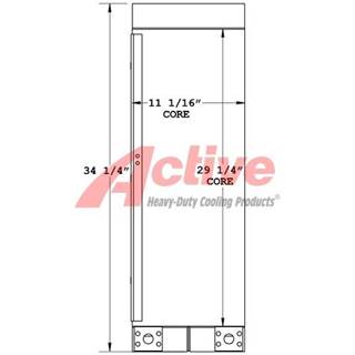 Caterpillar M320 Engine Oil Cooler