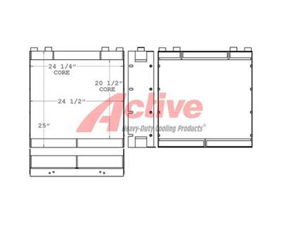 Caterpillar PF290B Engine Oil Cooler