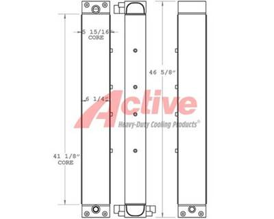 Daewoo Engine Oil Cooler for a Daewoo MEGA 250-V Excvator