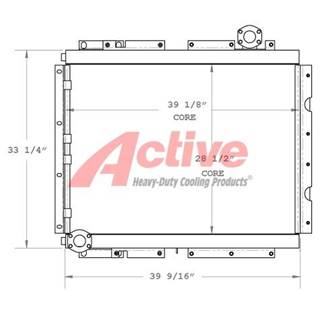 Daewoo Solar 225 LC-V Engine Oil Cooler for a Daewoo Solar 225LC-V