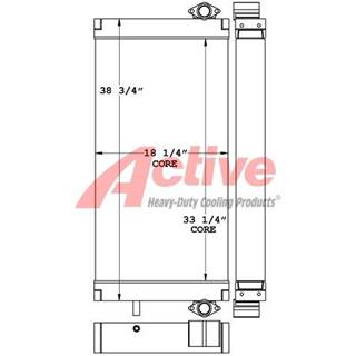Doosan 225 Engine Oil Cooler for a Doosan 225 Excavator