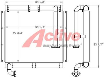 Doosan Engine Oil Cooler