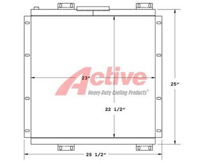 Doosan Engine Oil Cooler for a Doosan P100