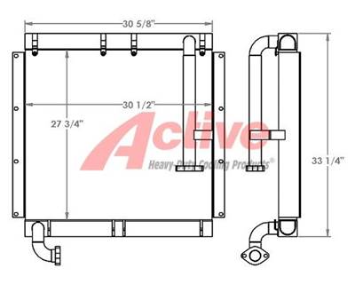 Doosan Engine Oil Cooler