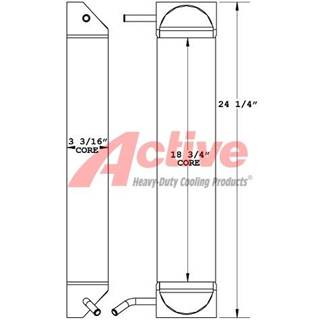 Doosan D33S-5 Engine Oil Cooler