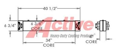 Doosan DL200 Engine Oil Cooler