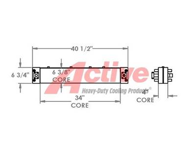 Doosan DL200 Engine Oil Cooler