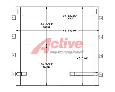 Doosan DL400 Engine Oil Cooler