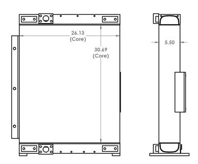 Doosan DX300 Engine Oil Cooler