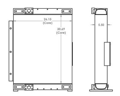 Doosan DX300 Engine Oil Cooler