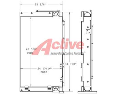 Doosan DX340LCA Engine Oil Cooler