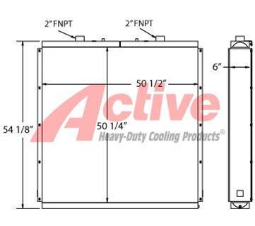Dresser 1200 Engine Oil Cooler