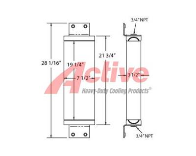Elgin F3975 Eagle Street Sweeper Engine Oil Cooler