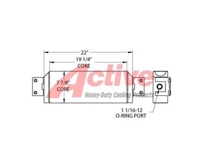 Elgin Engine Oil Cooler for a Elgin Sweeper