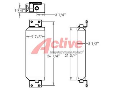 Elgin Engine Oil Cooler for a Elgin Sweeper