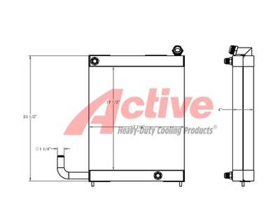 Ford 755 Engine Oil Cooler