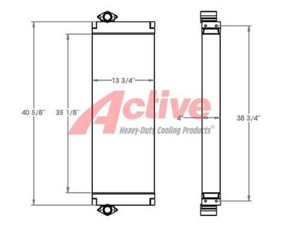 Furukawa HCR1100 Engine Oil Cooler