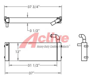 Hitachi Engine Oil Cooler