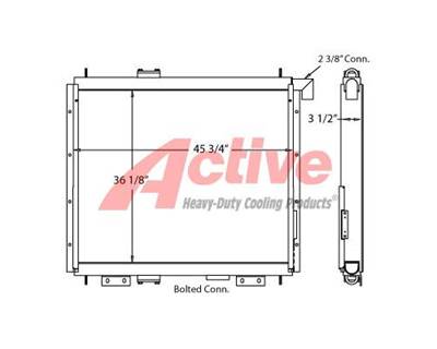 Hitachi 550-5 Engine Oil Cooler