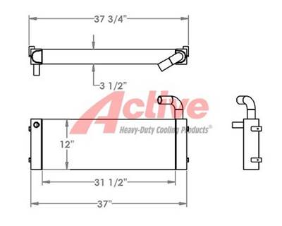 Hitachi Engine Oil Cooler