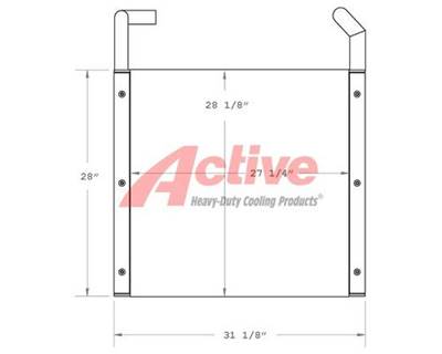 Hitachi EX200-2 Engine Oil Cooler