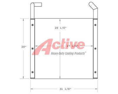 Hitachi EX200-2 Engine Oil Cooler