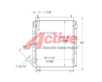 Hitachi EX220-2 Engine Oil Cooler