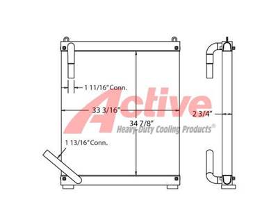 Hitachi EX270LC-5 Engine Oil Cooler