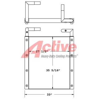 Hitachi EX300-3 Engine Oil Cooler