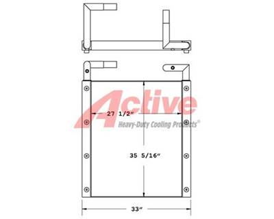 Hitachi EX300-3 Engine Oil Cooler